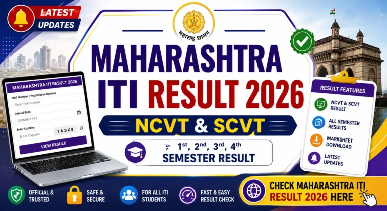 Maharashtra ITI Result 2026