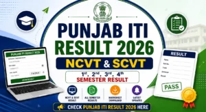 Punjab iti result 2026 2